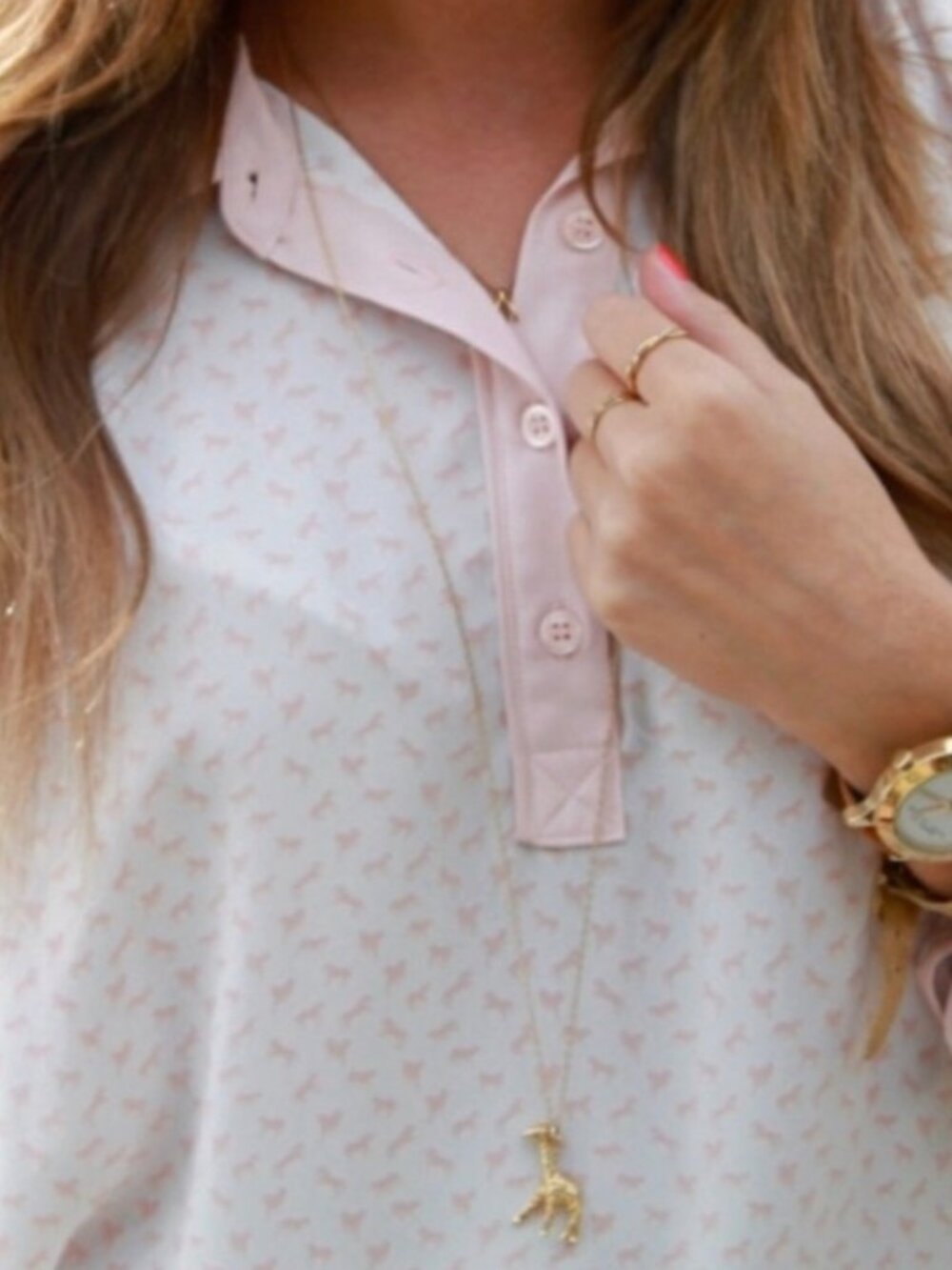 NWT Free People Tea Combo Horse Print Button Top Equestrian Shirt Coastal Prep S
